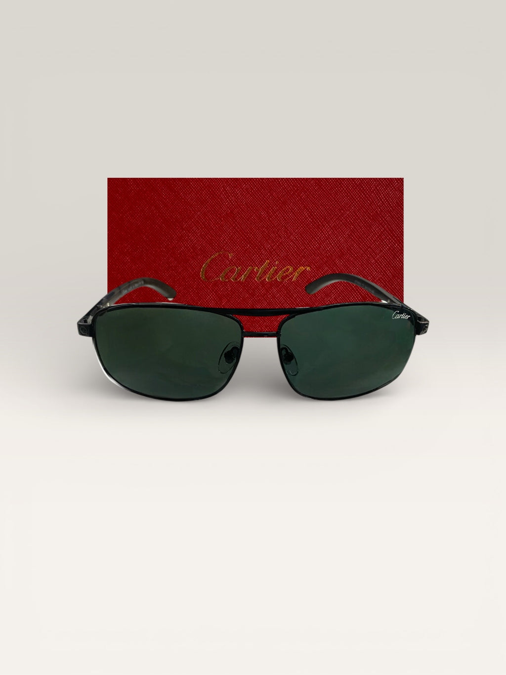 Cartier France - Premium Black Sunglasses Men - Black