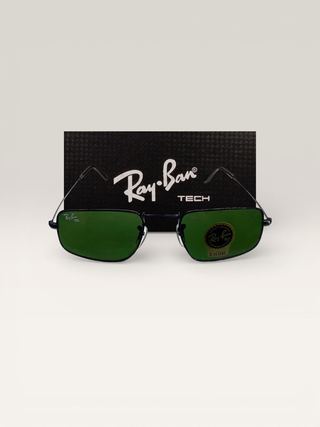 RayBan RB 3746 Premium Arista Black Sunglasses Men - Green