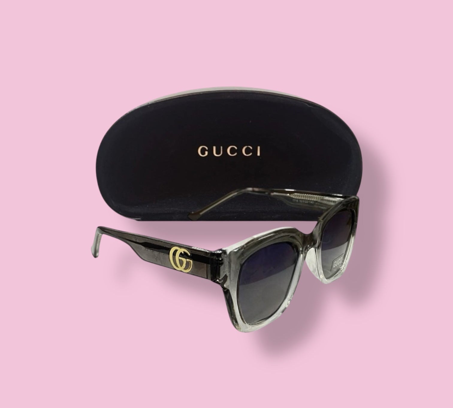 Gucci Italy - Polarized Black Sunglasses Women - Black