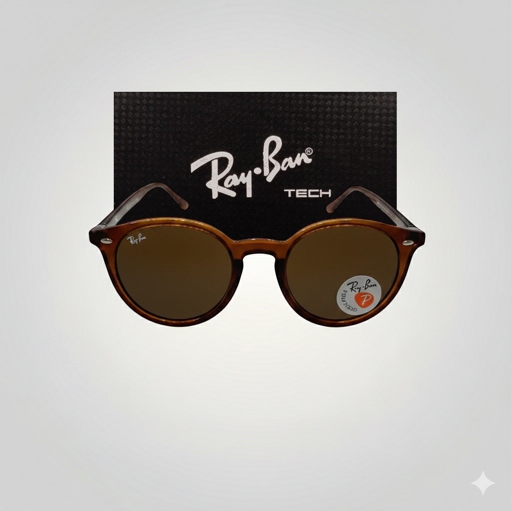RayBan Polarized Brown Sunglasses Men - Brown