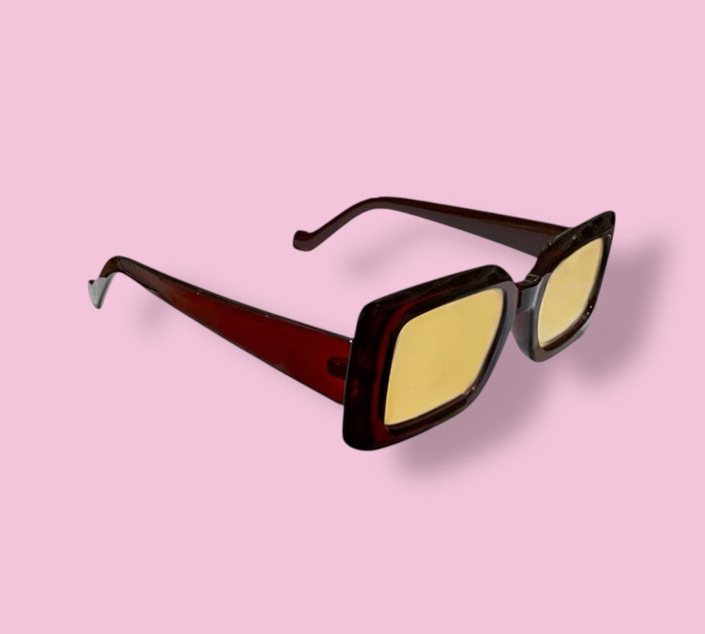 Beenai Original 3003 Red Sunglasses Women - Yellow