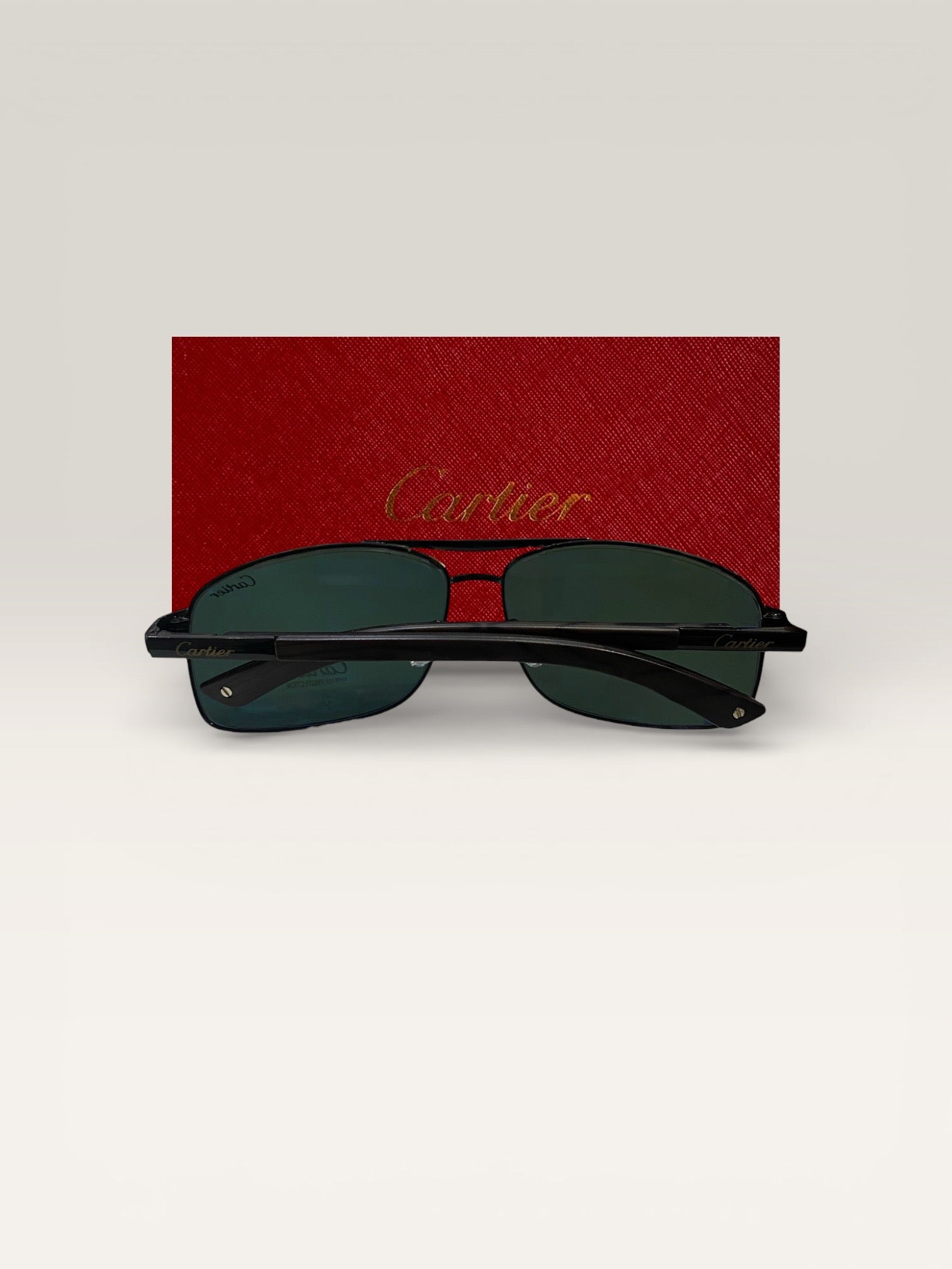 Cartier France - Premium Black Sunglasses Men - Black
